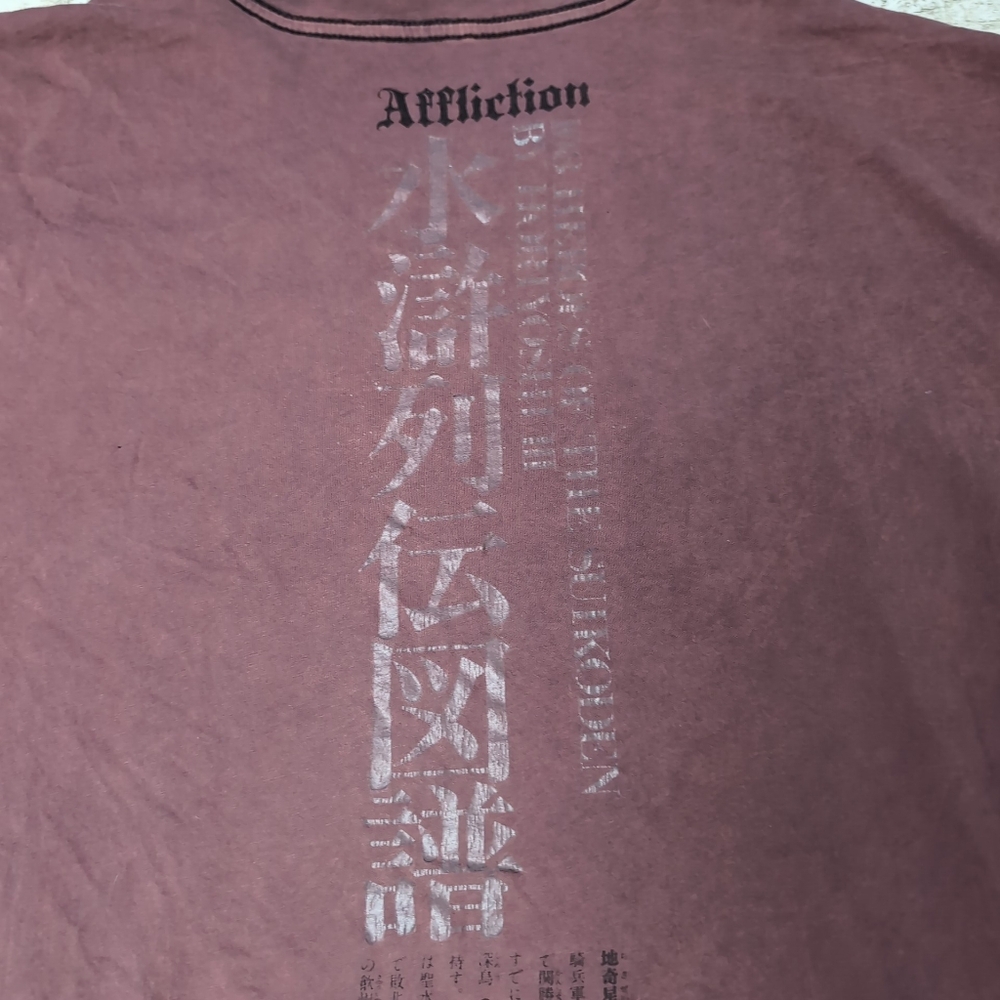 Affliction t-shirt Horiyoshi, HEROES & DEMONS Y2K X-Large. - Picture 12 of 12